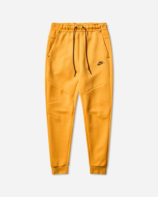 Nike Orange Tech Fleece Joggers Sundial for men