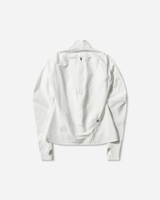 JOHANNA Paris White Women S Long Sleeve Zip Shirt