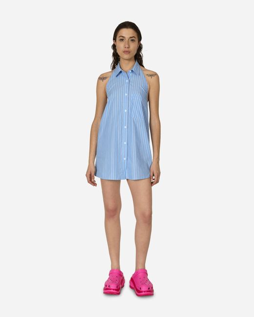 Abra Blue Shirt Mini Dress