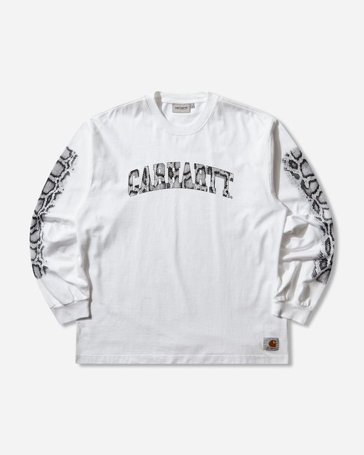 Carhartt Gray S Camo Snake Longsleeve T-Shirt for men
