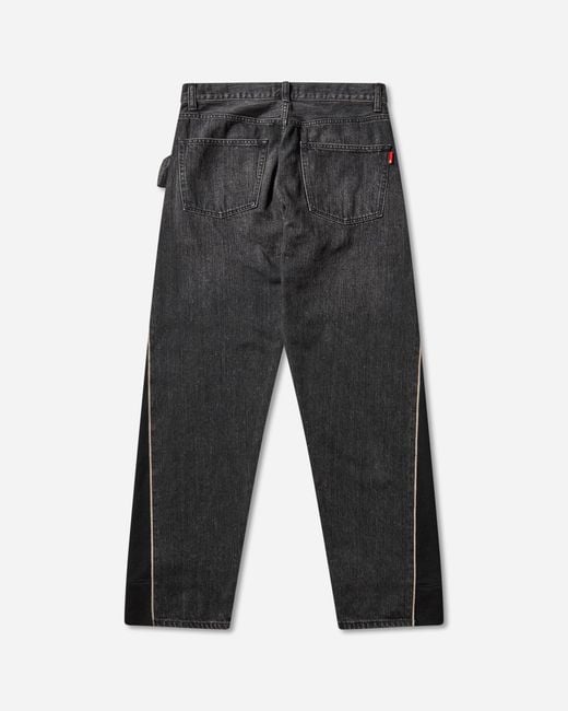 Undercover Gray Women S Cotton Fleece Selvedge Denim Pants