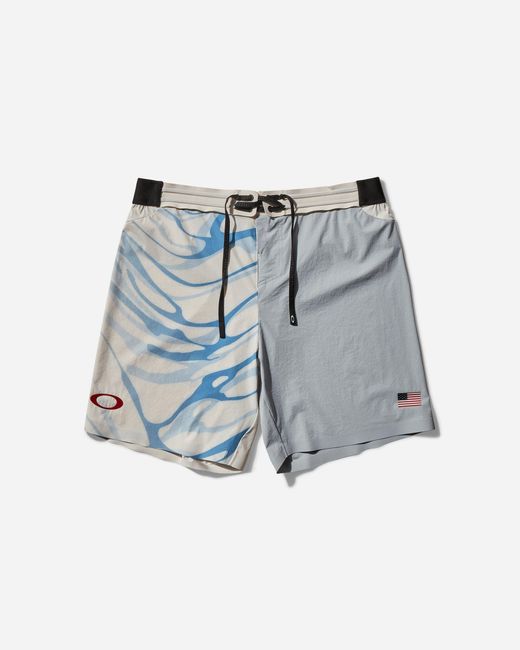 Oakley Blue Team Usa Surfing 2-In-1 Boardshorts Dust for men