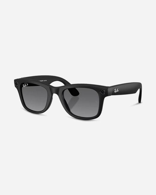 Ray-ban Meta Gray Wayfarer Gen 2 Sunglasses Matte / Graphite Polarised for men