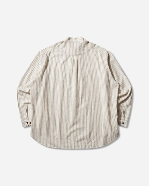 Undercover White S Cotton Pullover Shirt Stripe for men