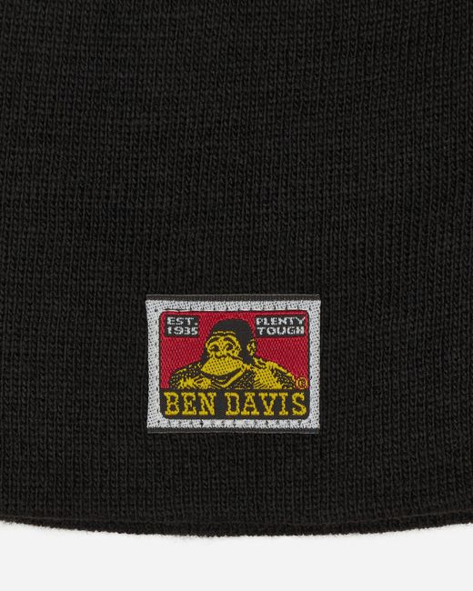 Ben Davis Work Clothes Black Logo Skully Cap for men