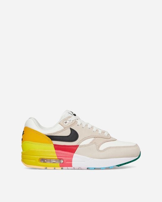 Nike White Wmns Air Max 1 87 Sneakers Sanddrift / / Sail for men