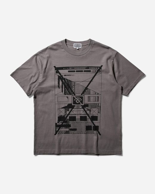 Cav Empt Gray Md Content Corrected T-Shirt Charcoal for men