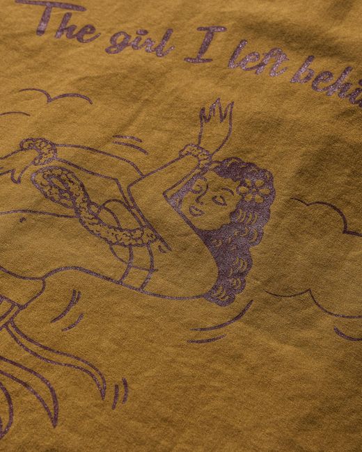 Alpha Industries Brown S Aloha Safari Shirt Khaki for men