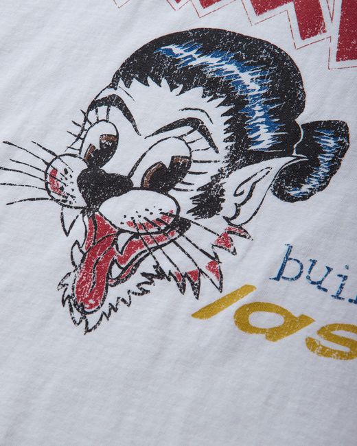 Visvim White S Jumbo T-Shirt Btl Dmgd for men