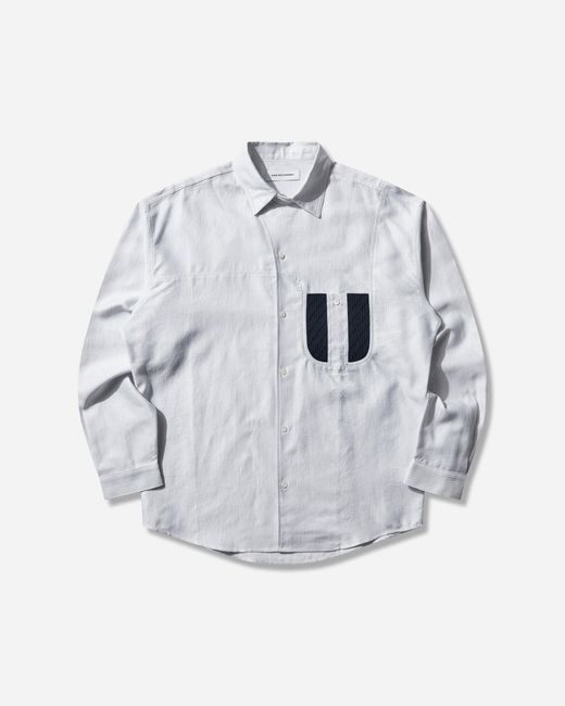 Kiko Kostadinov Gray S Veca Panelled Shirt for men
