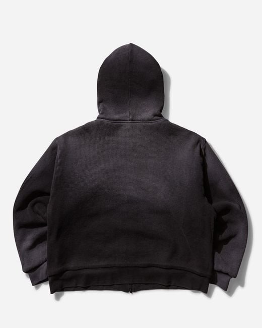【1017 ALYX 9SM】Men's Garment Dye Reversible Zip-Up Hoodie 1017 ALYX 9SM BLACK GARMENT DYE REVERSIBLE ZIP-UP HOODIE