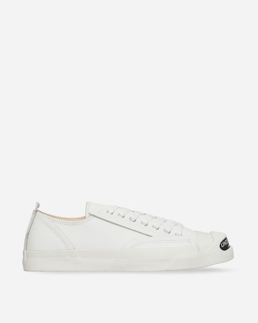 Undercover Natural S Toe Logo Leather Sneakers for men