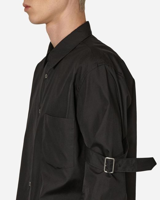 Comme des Garçons Black Elbow Buckle Detail Longsleeve Shirt for men