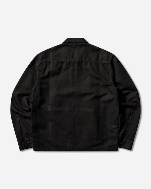 C P Company Black Men S Cotton / Linen Overshirt for men