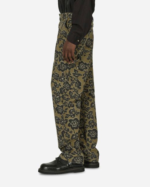 Dickies Green Utility Pants Desert Rose / Floral for men