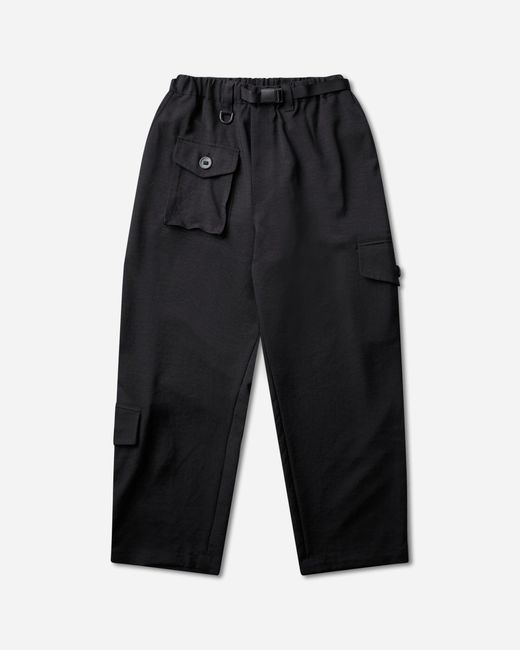 Y-3 Black Sport Uniform Tapered Pants for men