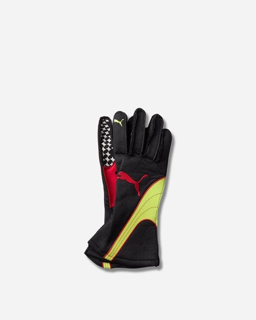 PUMA White A$ap Rocky Fire Gloves / Pop Red for men