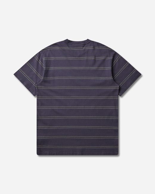 Carhartt Blue Men S Bert Pocket T-shirt Shady Purple (garment Dyed) for men