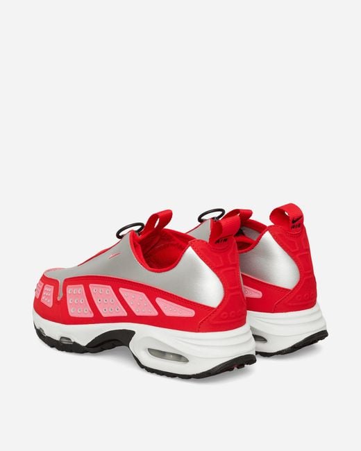 Nike Women S Air Max Sndr Sneakers Silver / Fusion Red