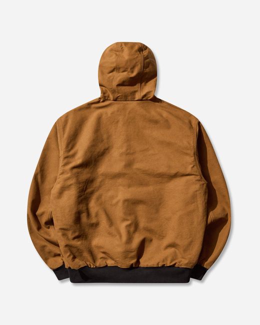 Carhartt Brown Men S Og Active Jacket 50th Anniversary Edition Canvas Hamilton / Camo Trebark for men