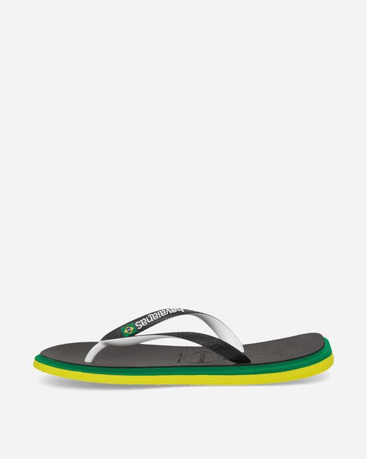 Havaianas Green Brasil Twist Flip Flops