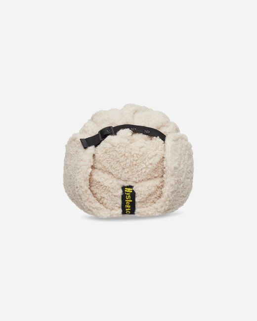 Hysteric Glamour White I'M V.I.P. Hysteric Boa Flight Cap