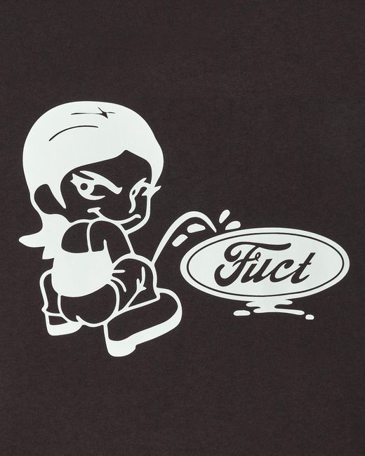Fuct Black Pee Girl T-shirt for men
