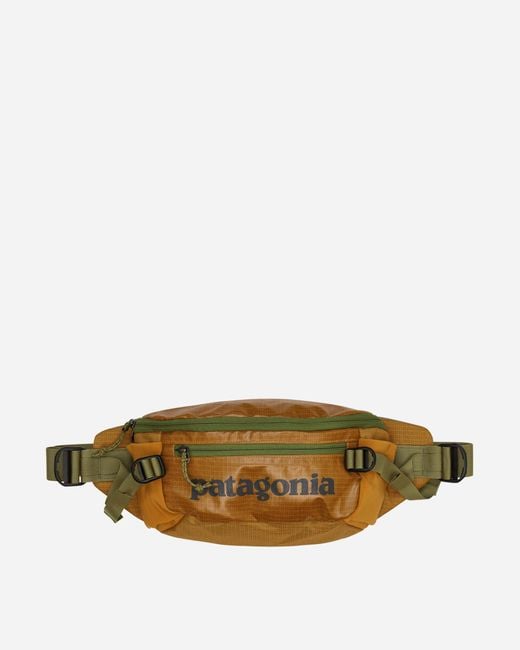 Patagonia Yellow Black Hole Waist Pack 5l Pufferfish Gold for men