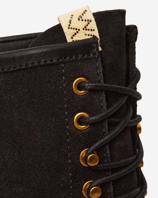 Visvim Black Scout Moc Boots-Folk for men