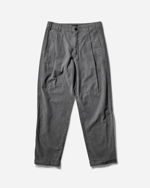 Cav Empt Gray Cotton Casual Pants Charcoal for men