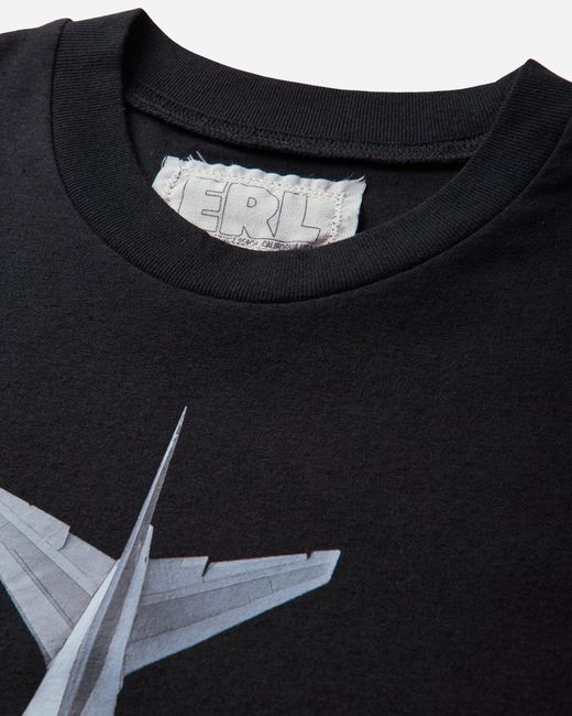 ERL Black Plane T-Shirt for men