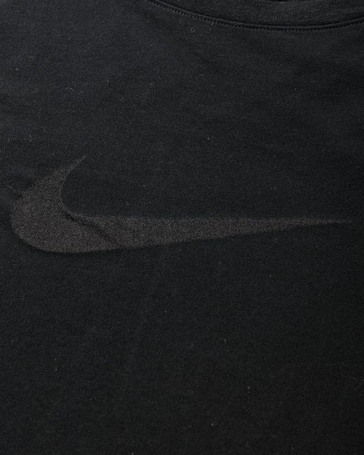 Nike Black Women S Slim Shortsleeve Burnout Logo Top