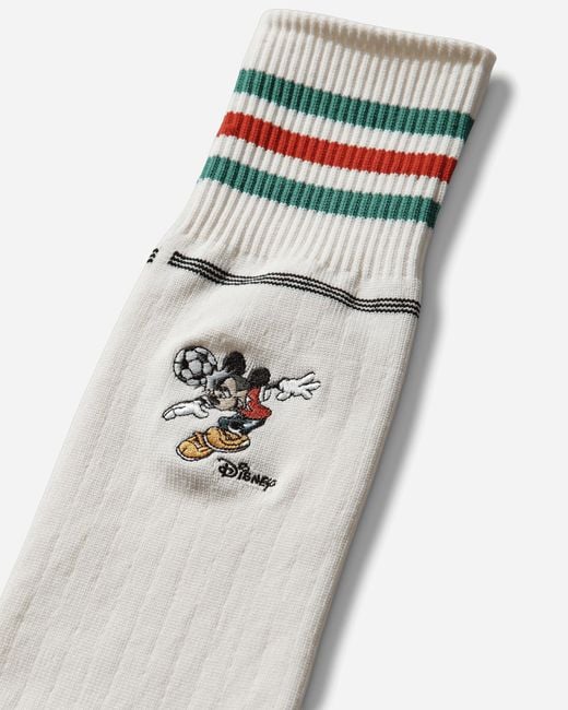 Adidas White Brain Dead X Disney Socks for men