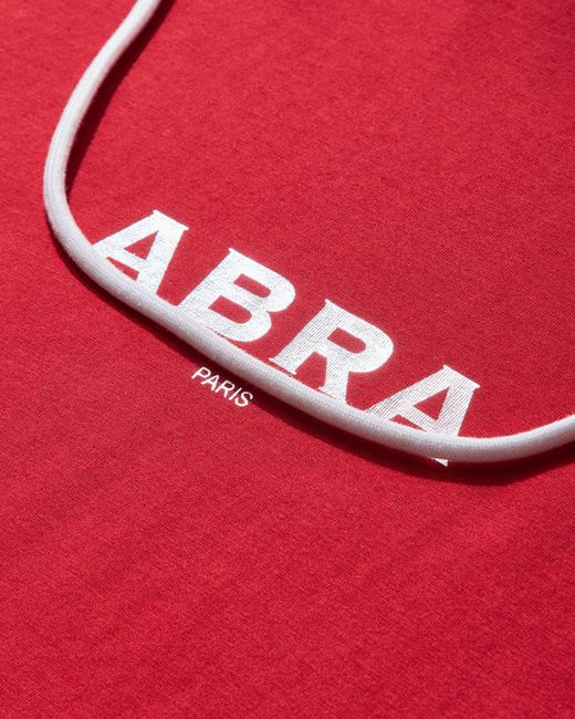 Abra Red Women S Logo Oversized T-shirt Garnet
