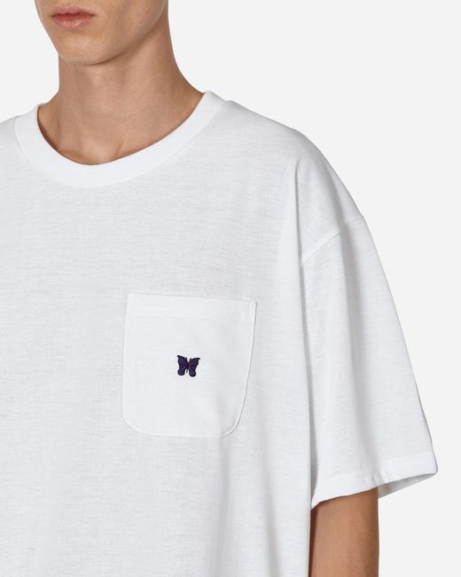 Needles White Pocket T-shirt for men
