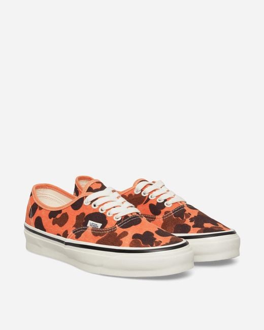 Vans White Premium Authentic 44 Duck Camo Sneakers for men