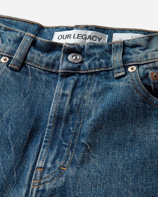 Our Legacy Blue S Wata Cut Jeans River Wash