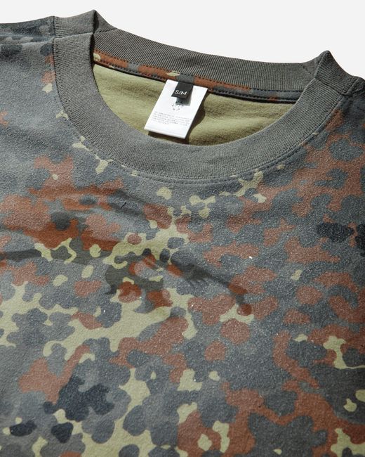 PROTOTYPES Green Goat Stencil Camo T-shirt for men