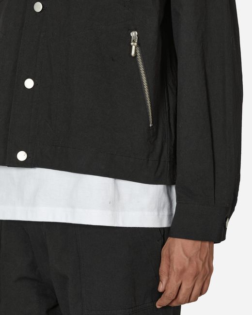 Phingerin Black P-Zip Drizzler Jacket for men