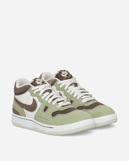 Nike Green Attack Sneakers Oil Ironstone for men