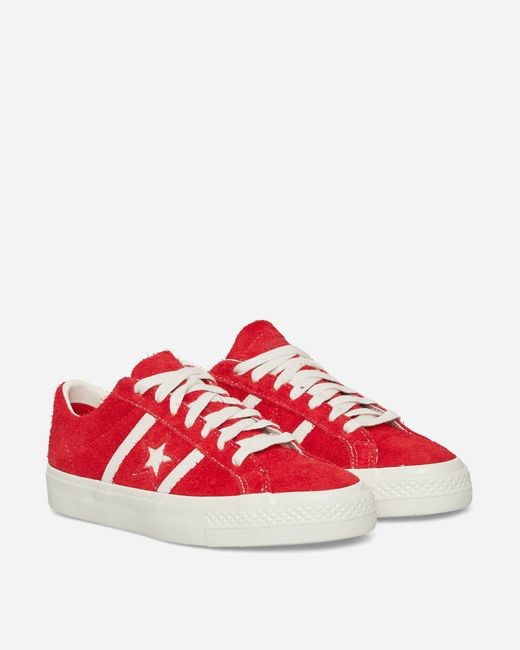 Converse One Star Academy Pro Suede Sneakers Red for men