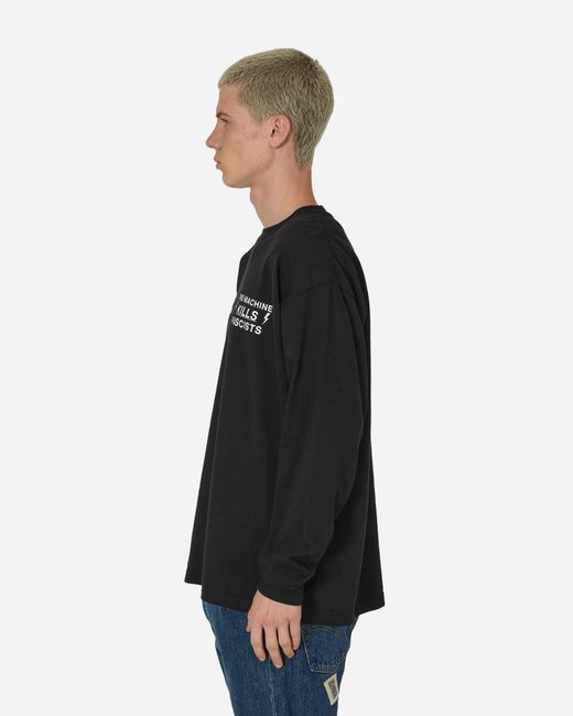 Neighborhood Black Ls-8 Longsleeve T-shirt for men