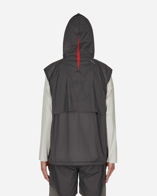 SLAM JAM Gray Fila Redefined Transformable Windbreaker for men