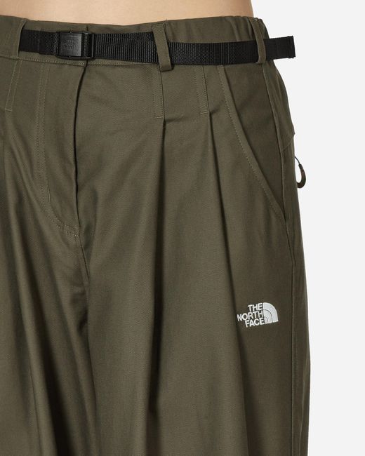 The North Face Green Pleated Casual Pants New Taupe