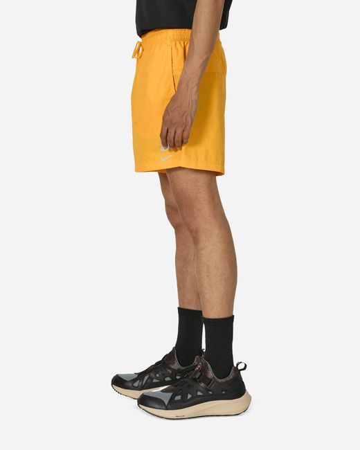 Nike Orange Patta Running Team Shorts Sundial for men