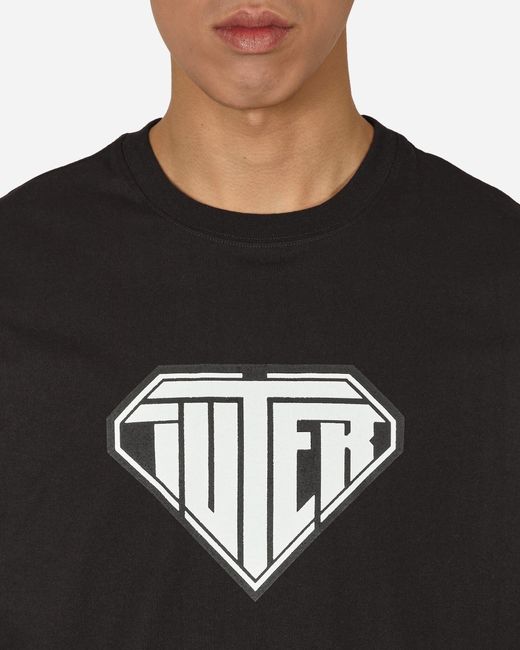 Iuter Black Logo T-Shirt for men