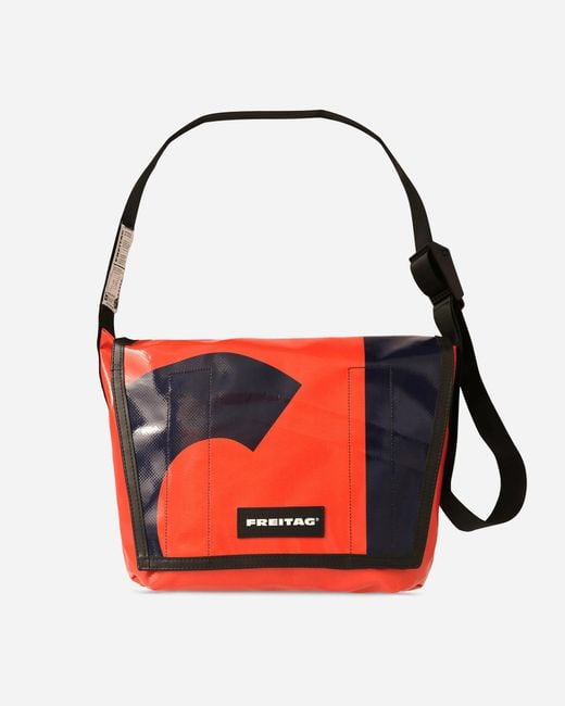 Freitag F14 Dexter Slim Messenger Bag Red / Blue for men