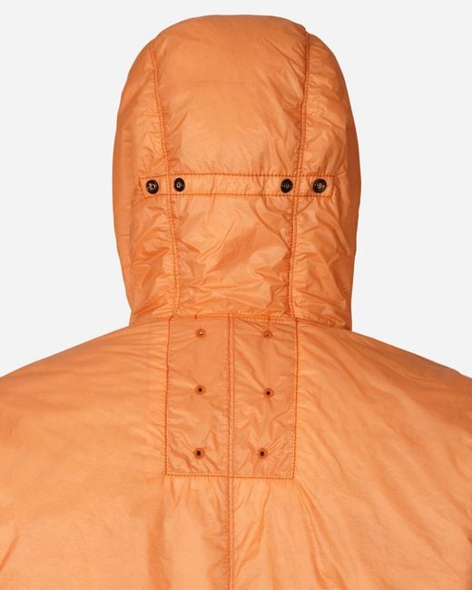 Stone Island Packable Garment Dyed Micro Yarn Primaloft®-tc Jacket Orange for men