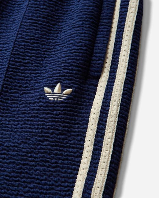 Adidas Blue S Firebird Crop Track Pants Night Warm Vanilla