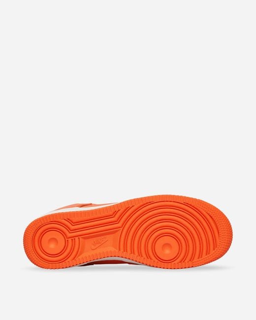 Nike Orange Air Force 1 Low Retro Shoes